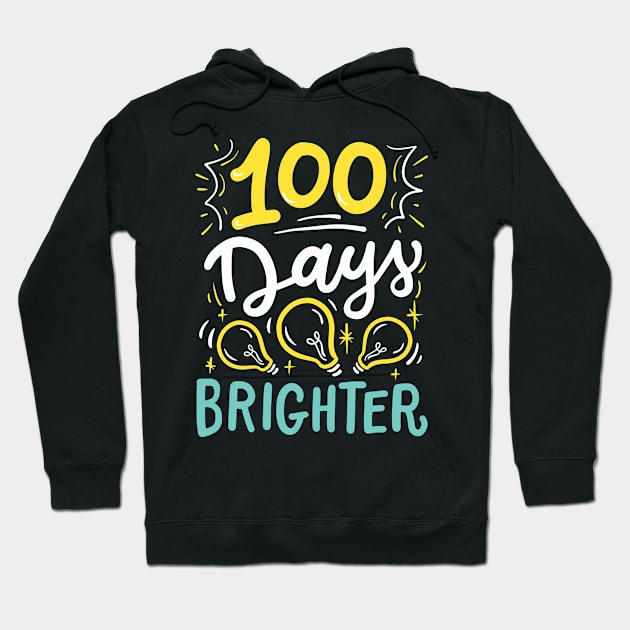 100 Days of School Student Hoodie by KAWAIITEE